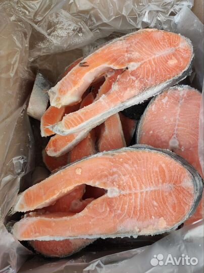 Рыба свежемороженая, креветки, стейки, филе