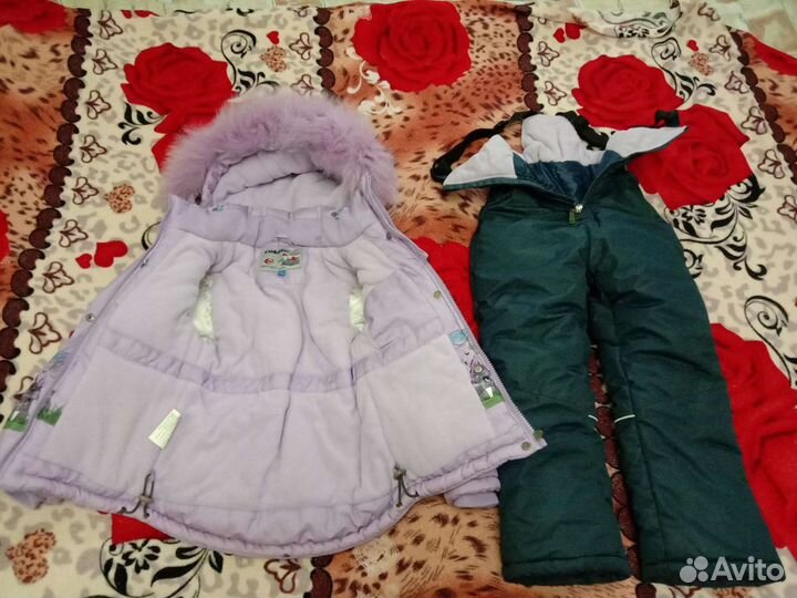 Зимний костюм для девочки