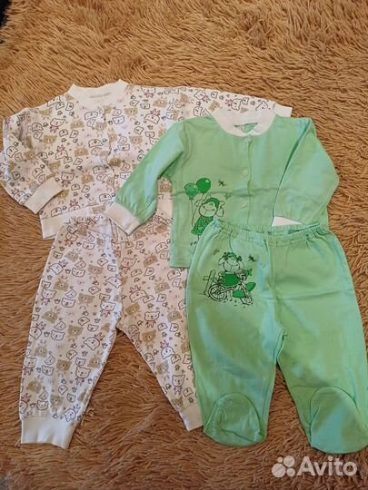 Вещи пакетом на девочку 62 68