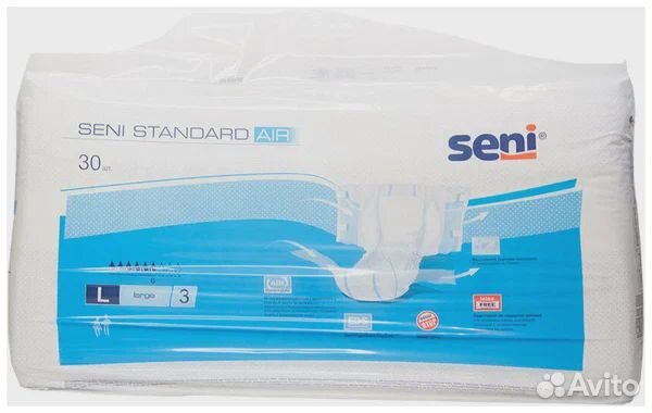 Памперсы для взрослых seni 3 размер