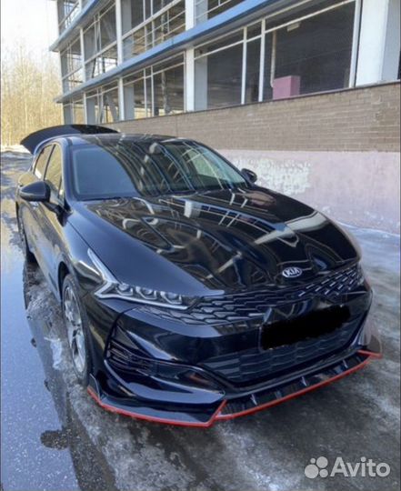 Сплиттер Киа к5 / губа kia k5