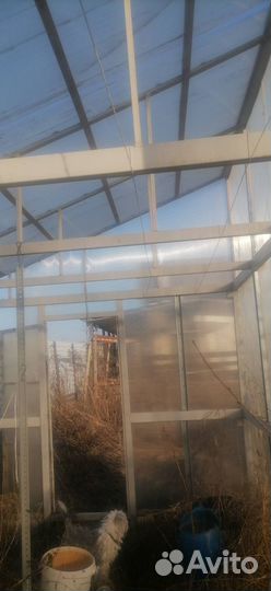 Теплица металлическая большая