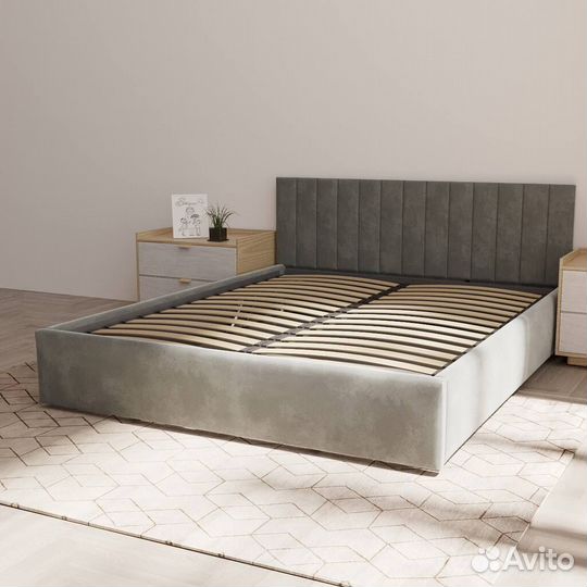 Мягкая кровать с матрасом 160/200