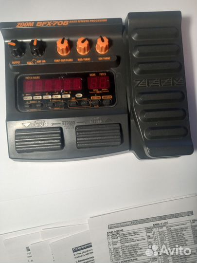 Легендарный Басовыйпроцессор zoom bfx-708
