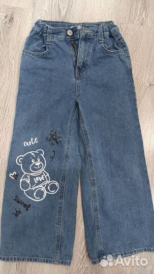 Джинсы клеш