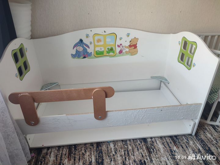 Детская кровать от 3 лет с матрасом бу