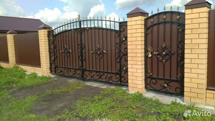 Ворота кованые