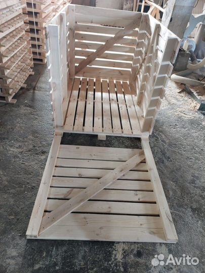 Деревянные ящики (контейнеры) для хранения овощей