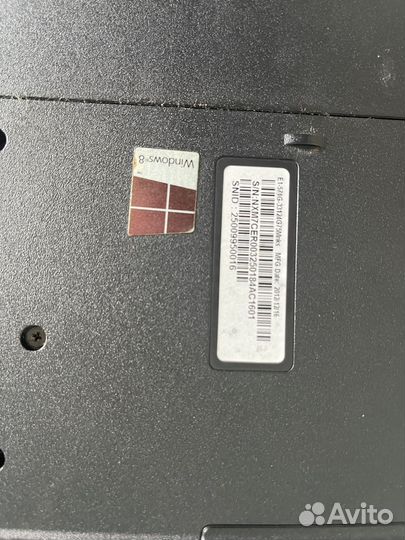 Ноутбук acer на запчасти