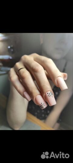 Наращивание ногтей на дому