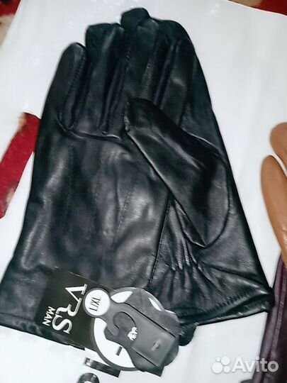 Перчатки женские кожаные лайк