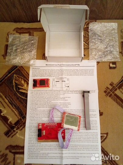 Диагностическая карта post code PCI с LCD экраном