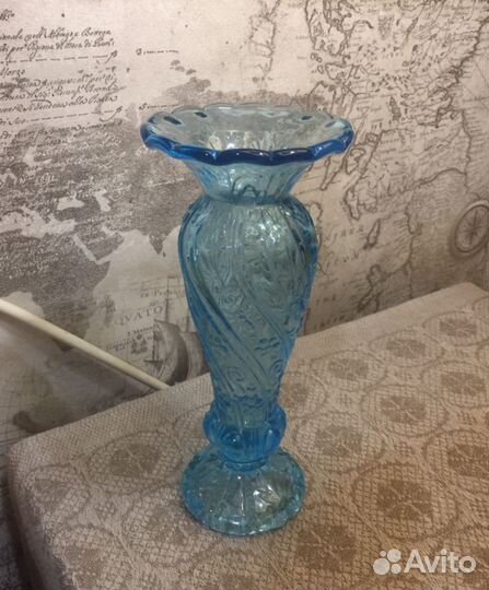 Кувшин. Вазочка.Стекло. Антиквариат. Винтаж