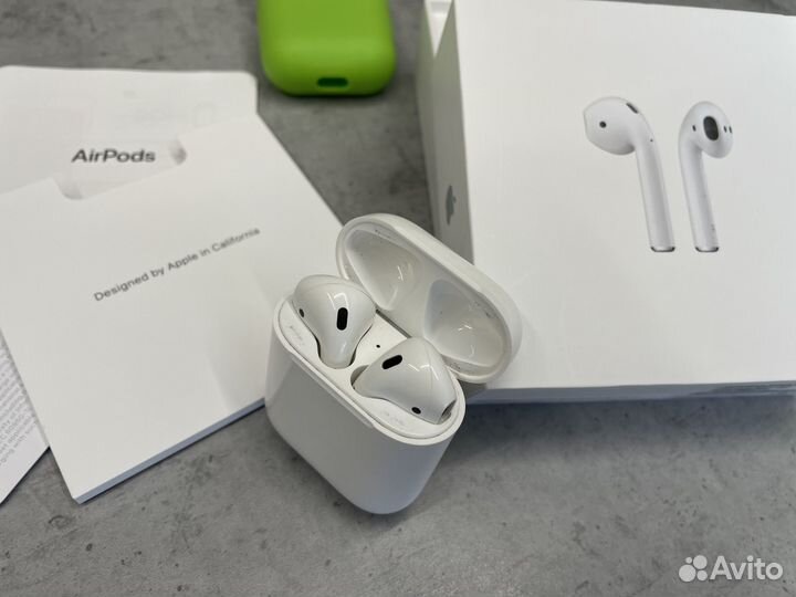 Беспроводные наушники apple airpods 2