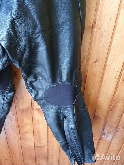 Мотоштаны кожаные мужские