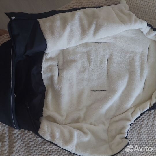 Зимний конверт в коляску или санки,новый