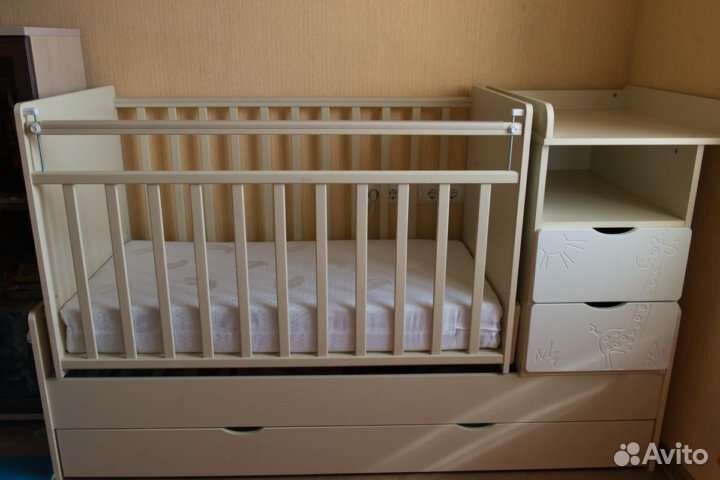 Кроватка-трансформер для новорожденных