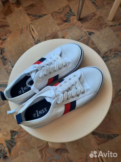 Кеды белые 37