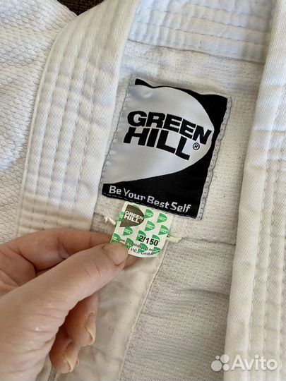 Кимоно для дзюдо green hill 150