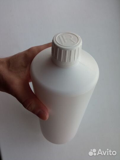 Тара 1 литр из толстого пластика для хим продукции