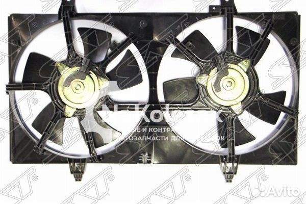 Диффузор радиатора двойной в сборе nissan teana 03