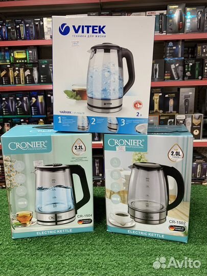 Электрический чайник CR-1504. CR-1502. VT-7056