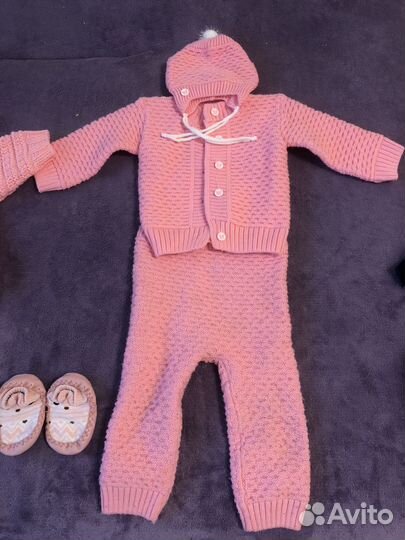Демисезонный комплект для девочи от 0до 6 мес