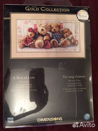 Dimensions 35039 мишки. Новый набор для вышивания