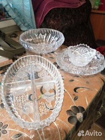 Хрустальная посуда СССР