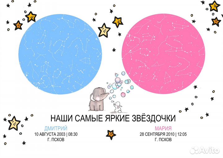 Детская Метрика со звёздами