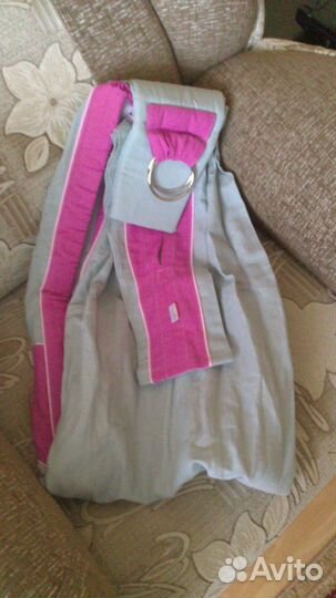 Слинг с кольцами для ношения ребенка