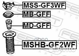 Опора переднего амортизатора MSS-GF3WF Febest