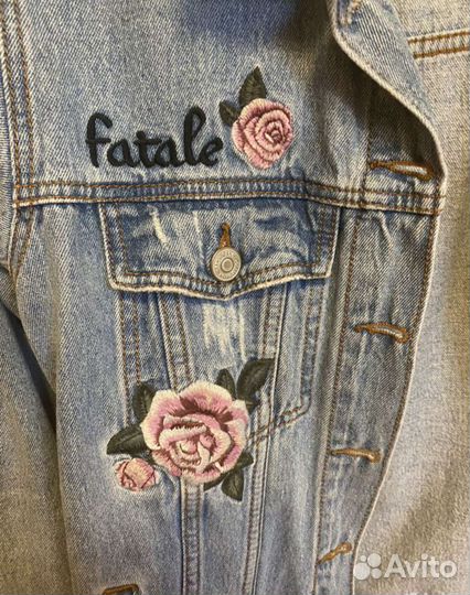 Джинсовая куртка женская 46