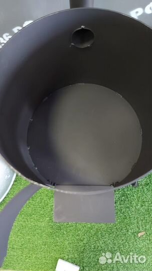 Печь под казан 12 литров из толстой стали 3мм