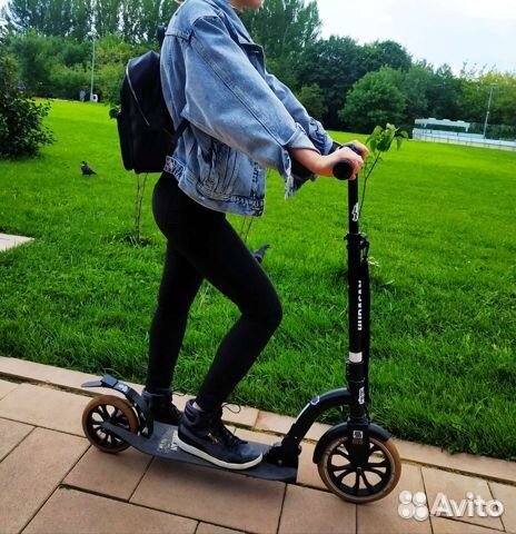 Большой самокат для взрослых. Новый