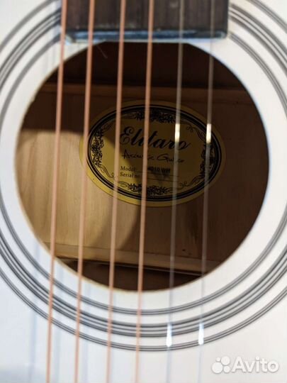 Акустическая гитара Elitaro E4010 White 40