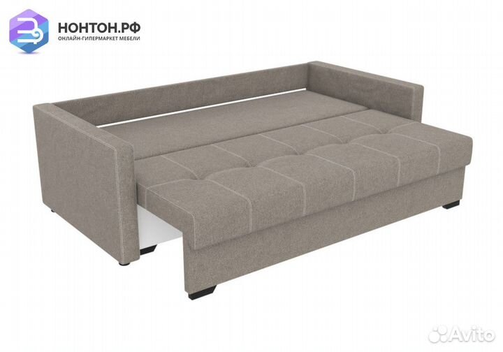 Диван тик-так Гранд светло-коричневый