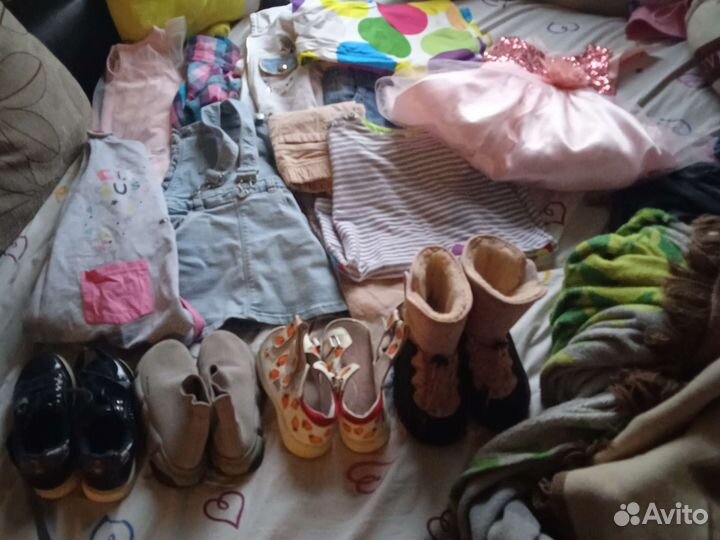 Детские вещи пакетом для девочки 110 116