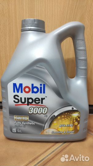 Моторное масло Mobil Super 3000 X1 5W-40, 4л