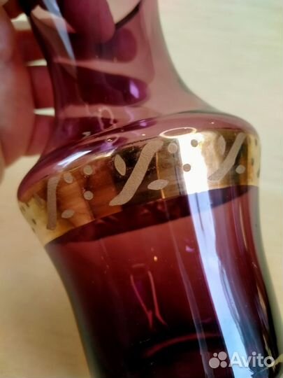 Ваза марганцевое стекло