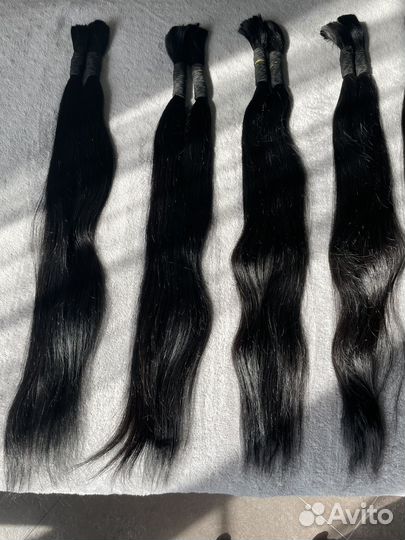 Волосы натуральные срез