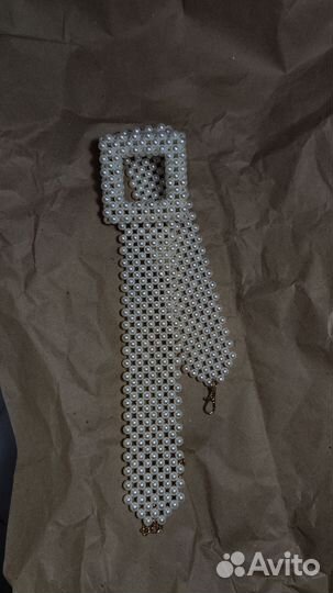 Ремень из бусин