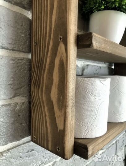 Полка настенная деревянная