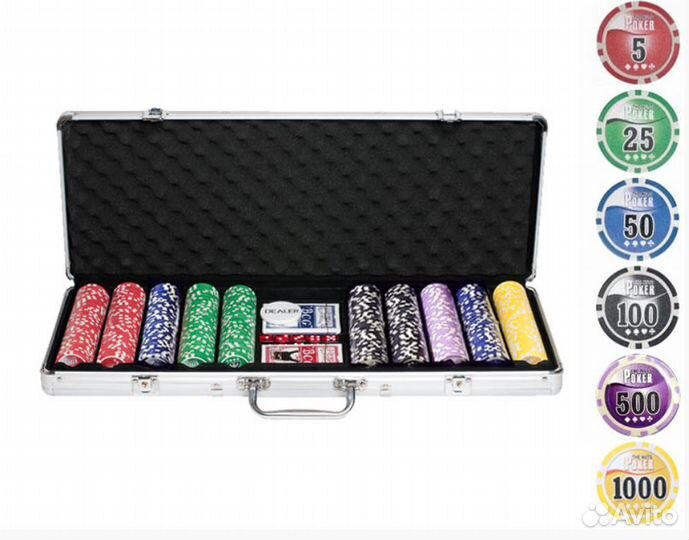 Покерный набор Nuts 500 фишек