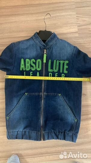 Куртка джинцевая на мальчика, рост 122