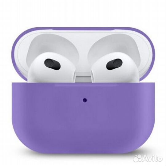 Чехол Silicon Case Ultra Slim для AirPods 3, фиоле