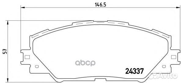 Колодки тормозные toyota auris/corolla/versa -0