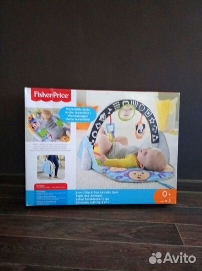 Коврик развивающий Fisher Price 2в1