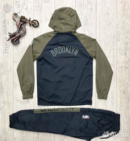 Спортивный костюм Nike NBA Brooklyn хаки