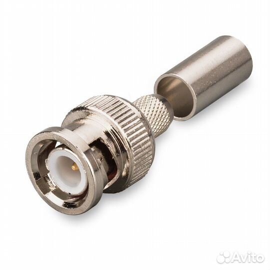 HYR-0105C разъем BNC(штекер, male) RG-6U обжим (GB